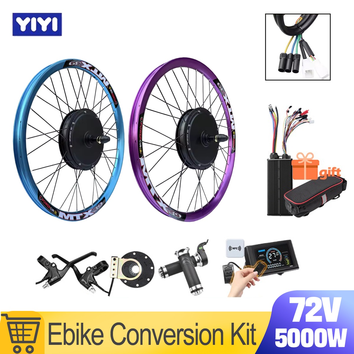 New MTX39 72V 5000W EBike Conv - Ebike Conversion Kit 72V 3000W ulasan dan harga